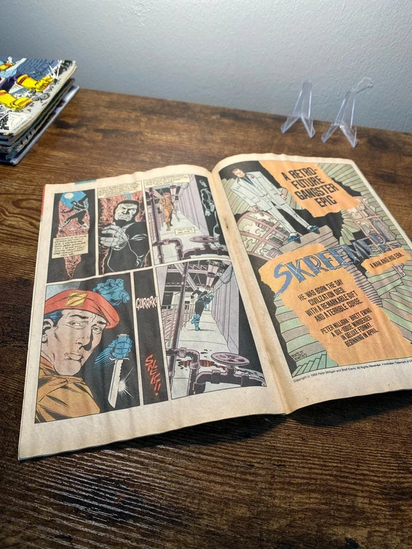 Vintage 80’s Suicide Squad DC comic book collectible display