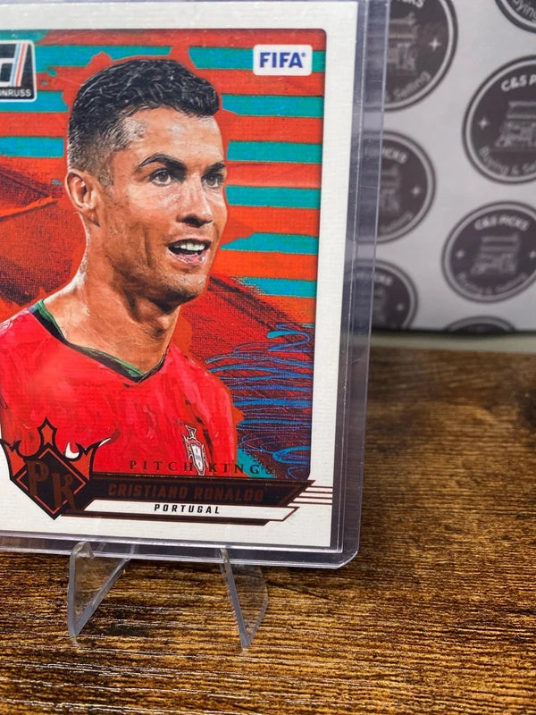 2024-25 Panini Donruss Cristiano Ronaldo Pitch Kings card
