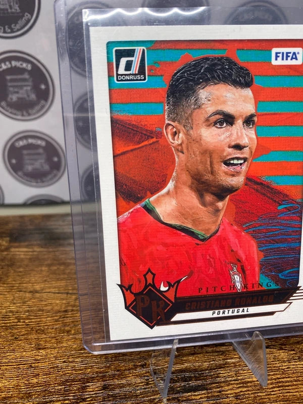 2024-25 Panini Donruss Cristiano Ronaldo Pitch Kings card