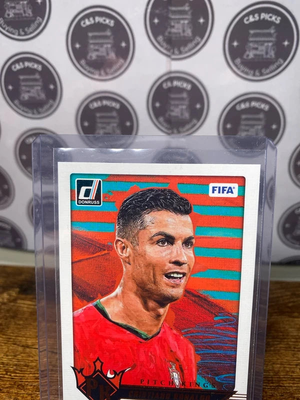 2024-25 Panini Donruss Cristiano Ronaldo Pitch Kings card