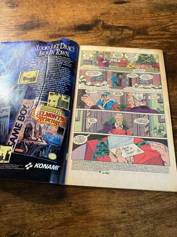 The Adventures Of Superman - #487 - Feb 1992 - DC Comics Santa Christmas