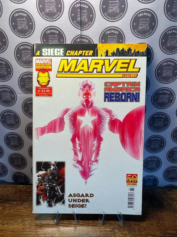 Marvel Legends Comic Book - Captain America Reborn collectors