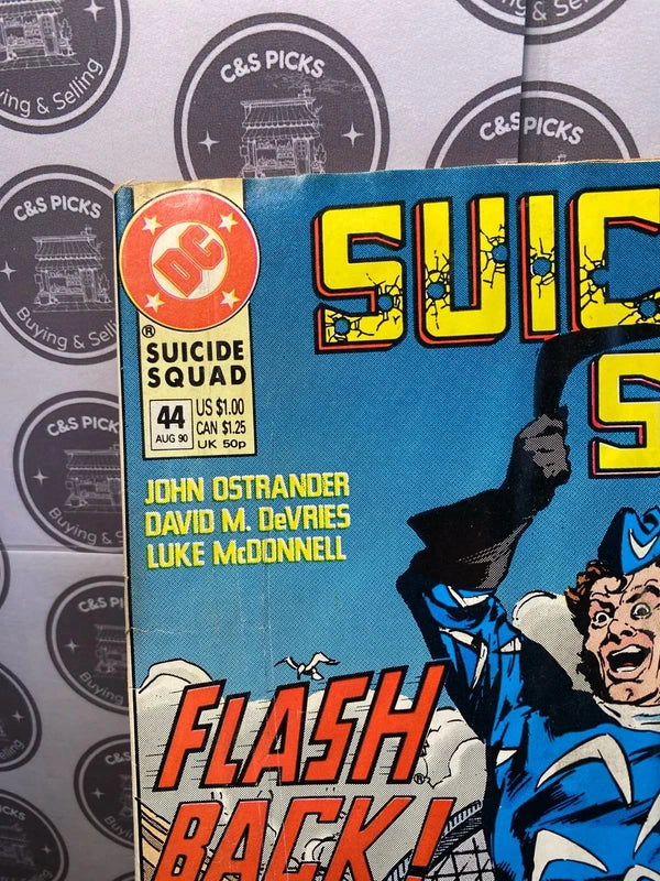 Vintage Suicide Squad #44 (1989, DC Comics) Captain Boomerang vs Flash collectible