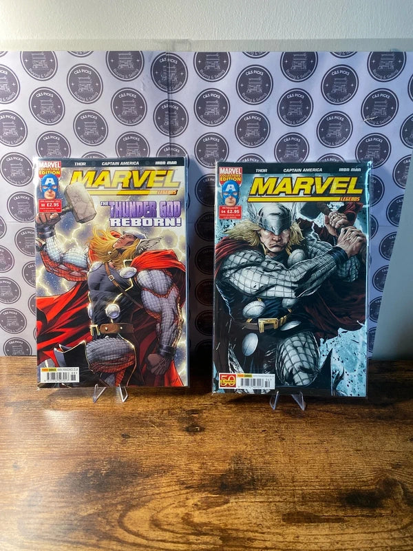 Bundle of two Marvel comic books - Thor the thunder god
