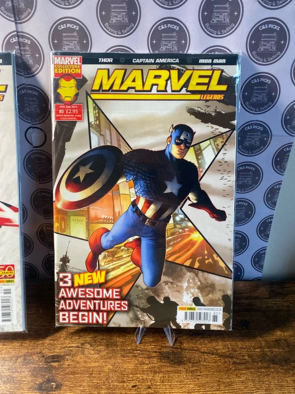 Bundle of Captain America Marvel Comic Books collectors edition