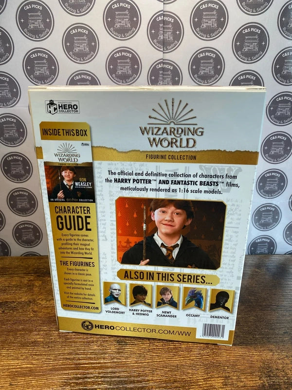 Wizarding World Harry Potter Ron Weasley Figurine 1:16 Scale Eaglemoss