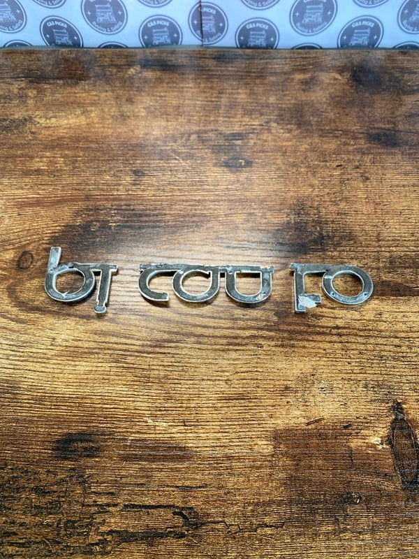 Kia Picanto rear car badge emblem logo lettering decal