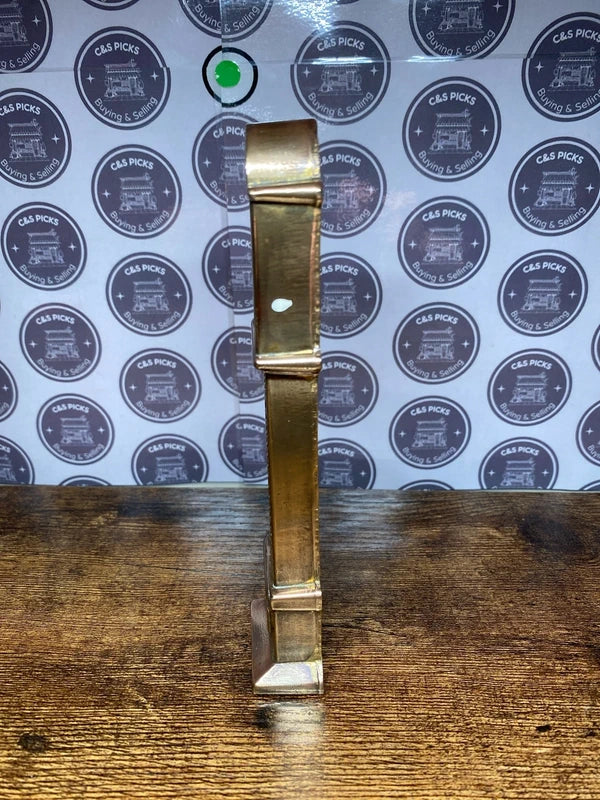 1950's Brass Grandfather Clock Ornament display shelf collectible