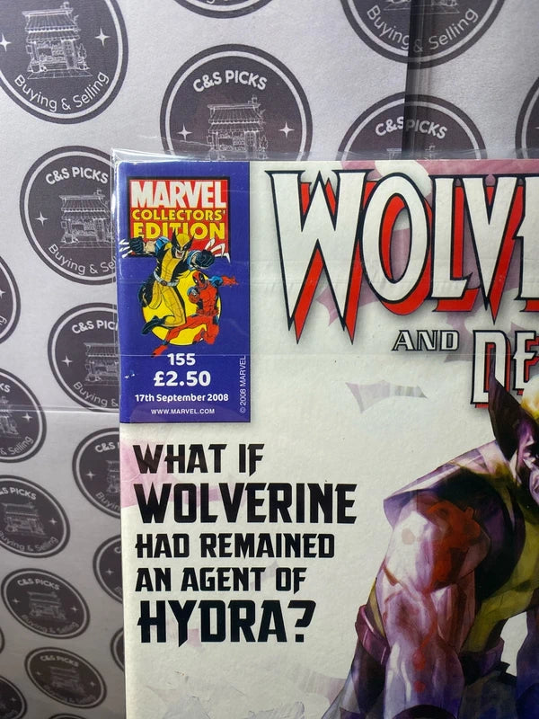 Marvel collectors edition wolverine & deadpool comic book