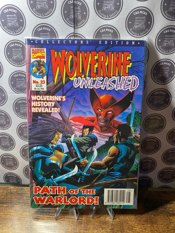 Vintage Marvel 90’s comic book wolverine unleashed path of warlords