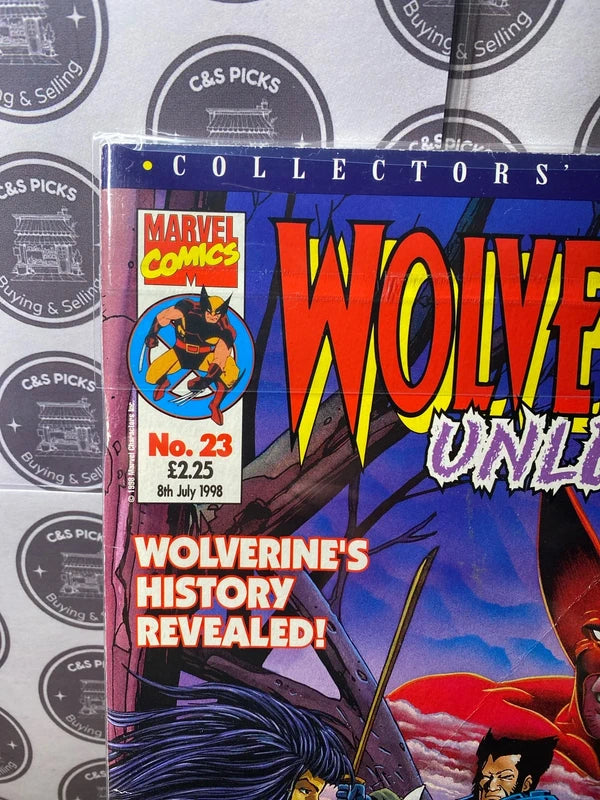 Vintage Marvel 90’s comic book wolverine unleashed path of warlords