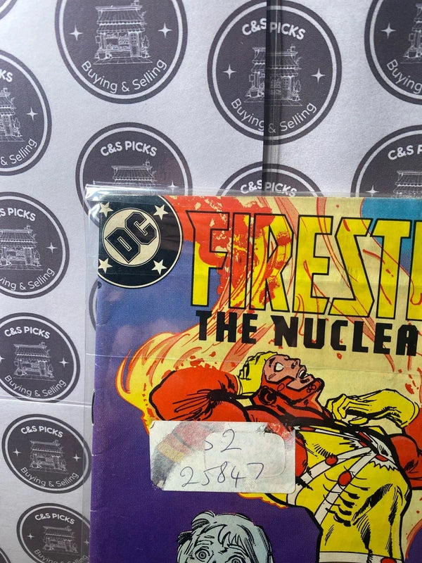 Vintage DC Firestorm the nuclear man comic book collectible