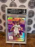 Rodrygo Topps Finest UEFA Prized Footballers Real Madrid Slab get graded 9