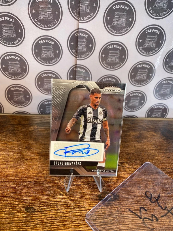 Bruno Guimaraes Auto Panini Prizm Premier League 2024-2025 Newcastle United
