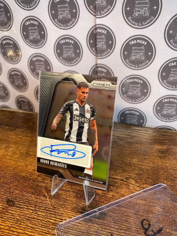 Bruno Guimaraes Auto Panini Prizm Premier League 2024-2025 Newcastle United