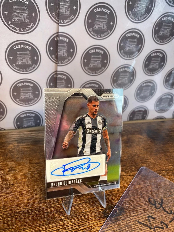 Bruno Guimaraes Auto Panini Prizm Premier League 2024-2025 Newcastle United
