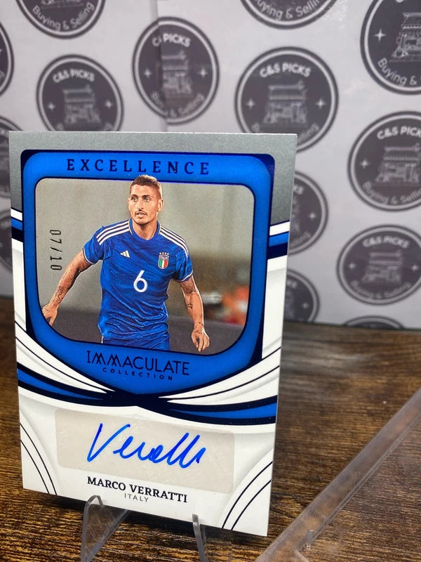 Panini immaculate collection Marco Verratti /10 auto Italy