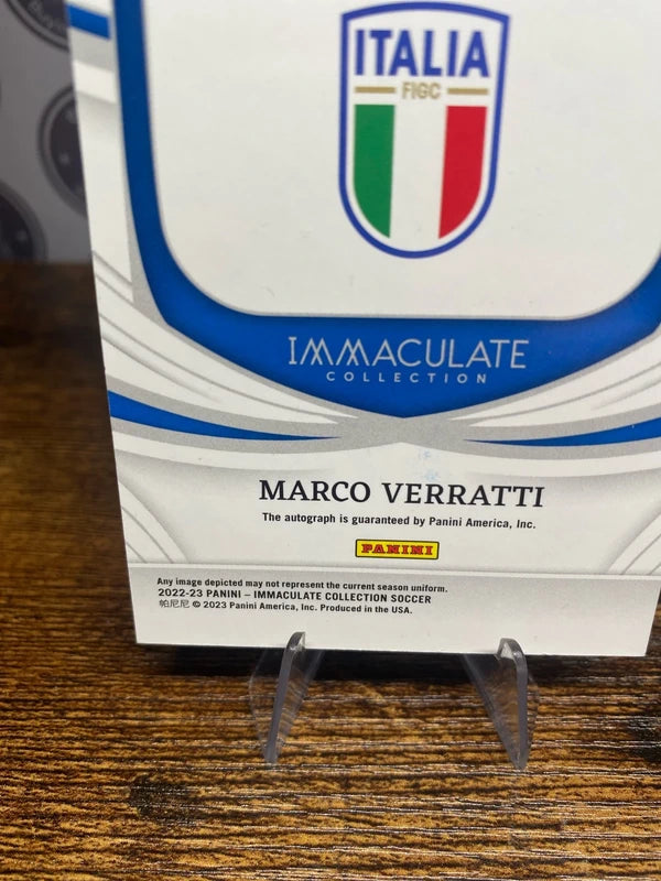 Panini immaculate collection Marco Verratti /10 auto Italy