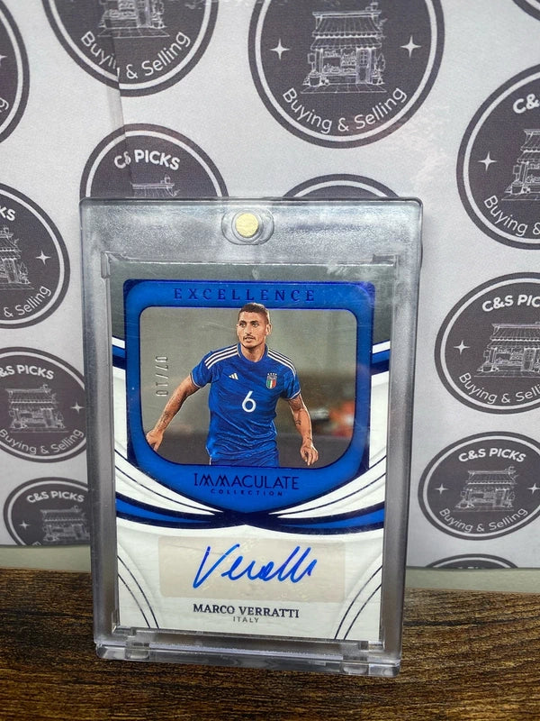 Panini immaculate collection Marco Verratti /10 auto Italy