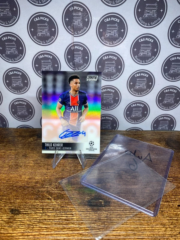Thilo Kehrer PSG Topps Stadium Club UEFA Champions League 2020/2021 Auto
