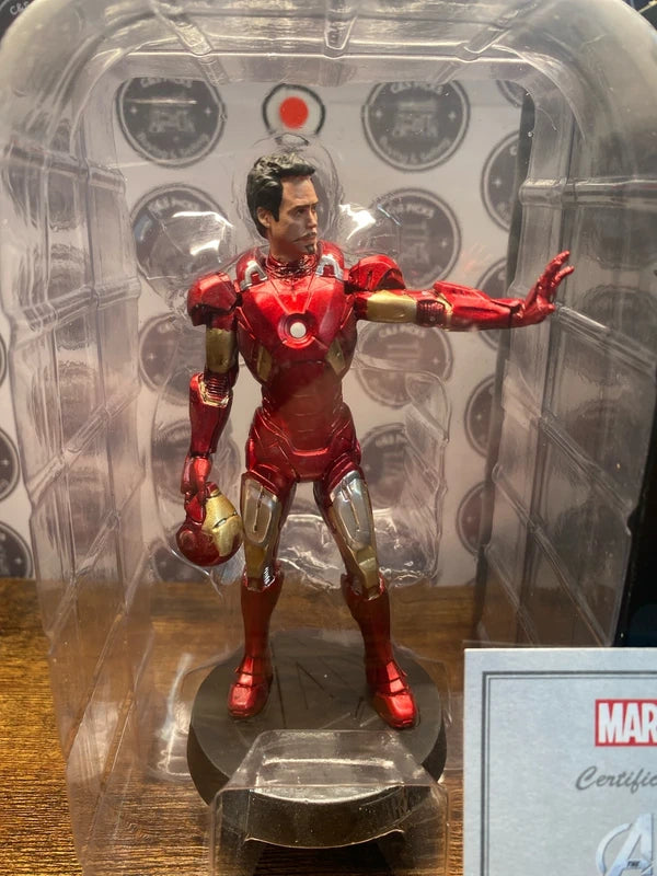 Iron Man Marvel Movie Collection the Avengers Figure Box & COA Eaglemoss
