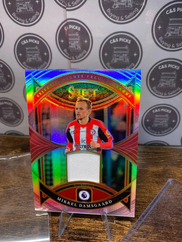 Mikkel Damsgaard Patch Panini Select Premier League 2024-25 Brentford