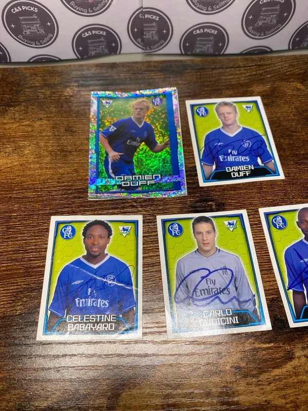 Bundle of 5 2004 Merlin Stickers Chelsea FC collectible joblot
