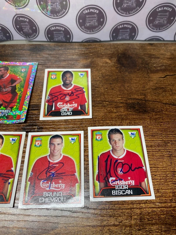 Liverpool 2004 Merlin bundle sticker cards collectible joblot
