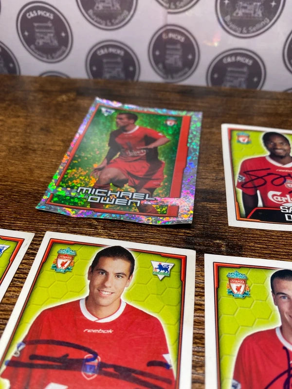 Liverpool 2004 Merlin bundle sticker cards collectible joblot
