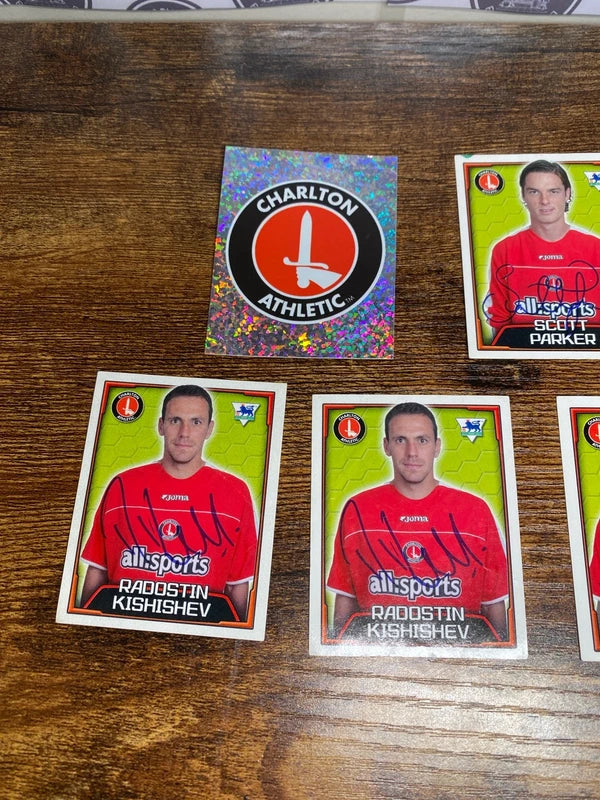 Bundle of Merlin 2004 stickers Charlton Athletic FC premier league