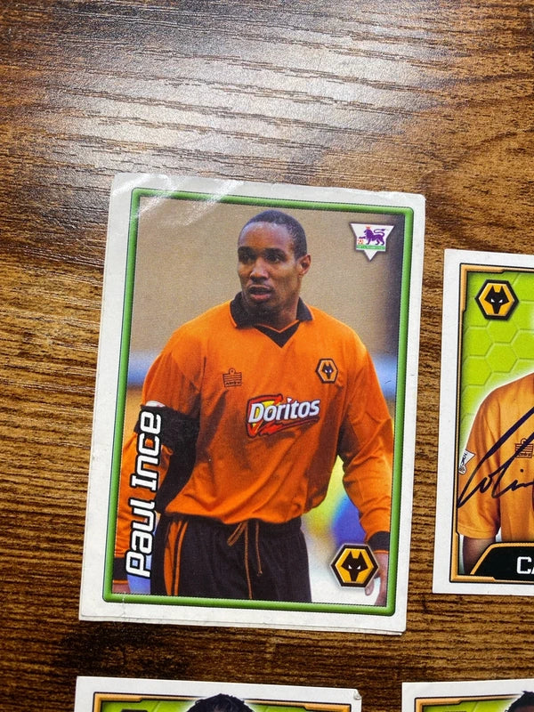 Merlin 2004 sticker card bundle Wolverhampton Wanderers collectible