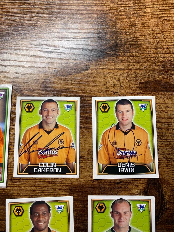 Merlin 2004 sticker card bundle Wolverhampton Wanderers collectible