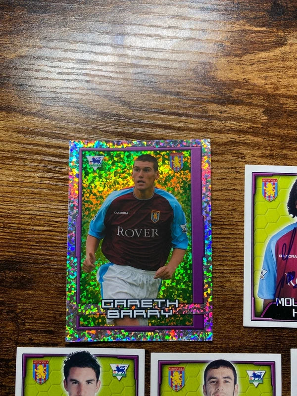 Merlin 2004 sticker card Aston Villa bundle collectible vintage auto