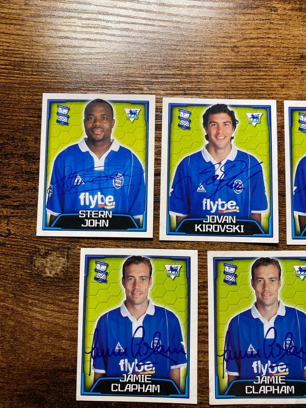 Merlin 2004 Birmingham City sticker card bundle vintage collectible