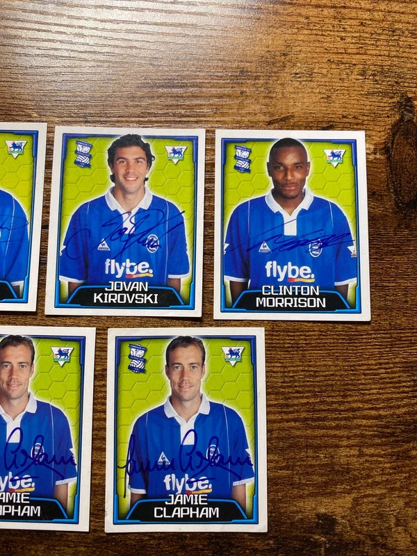 Merlin 2004 Birmingham City sticker card bundle vintage collectible