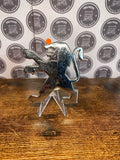 Peugeot 206 Rear Car Boot Lion Badge Emblem, 9648299780, Chrome