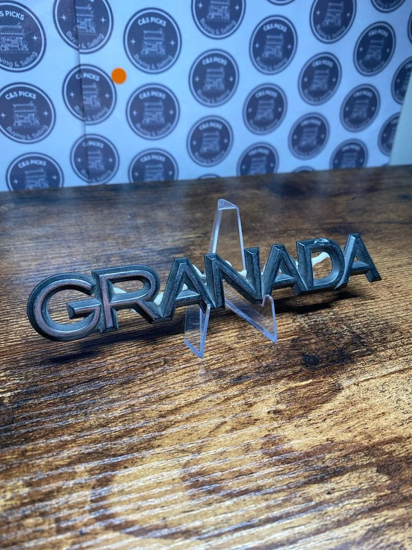 Ford Granada collectible car badge emblem logo vintage vehicle