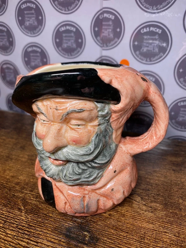 Vintage Royal Doulton John Falstaff character jug mug cup England