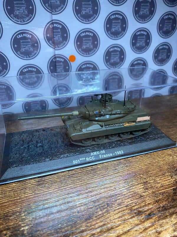 Deagostini Scale Diecast Model AMX-30 France collectible display