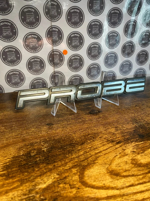 Ford Probe car badge emblem logo lettering collectible