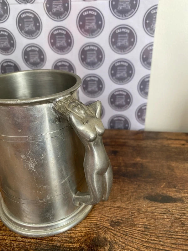 Bundle of vintage different steins tankards German collectible antique joblot