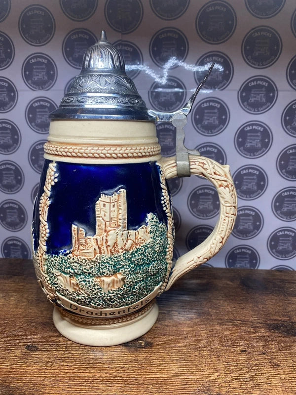 Vintage Marzi and Remy German Stein collectible home bar decor