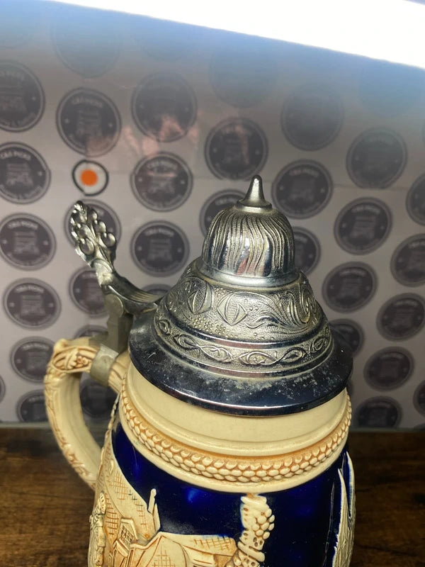 Vintage Marzi and Remy German Stein collectible home bar decor