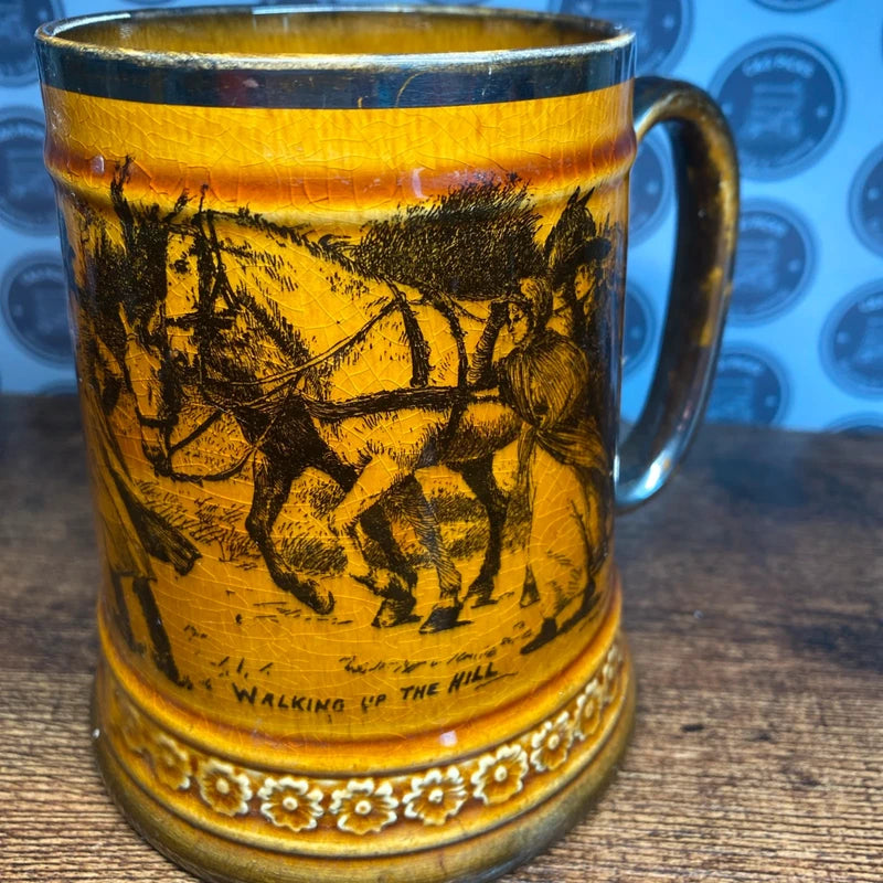 Ridgways Coaching Days & Coaching Ways Mug tankard collectible England Vintage