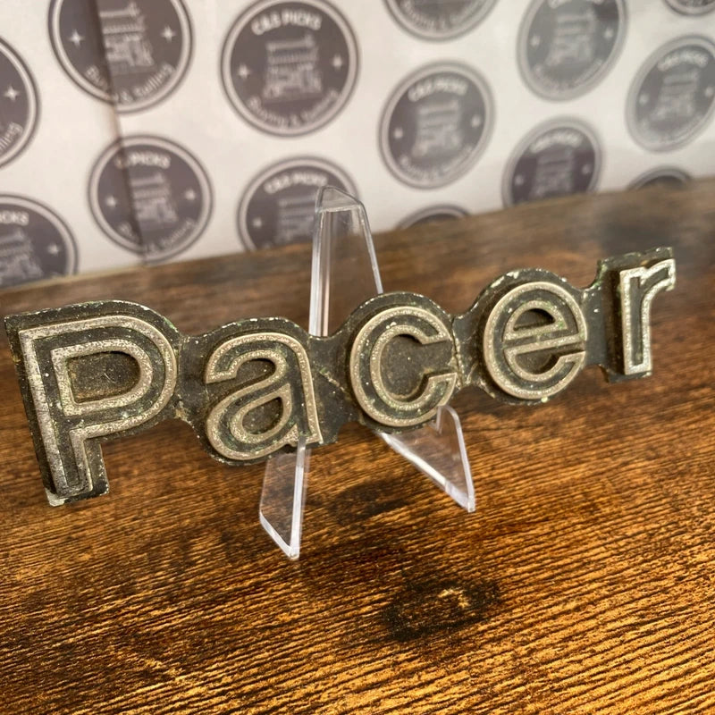 Original 1975 1976 1977 1978 1979 AMC Pacer Script Emblem Car Badge Badge Trim