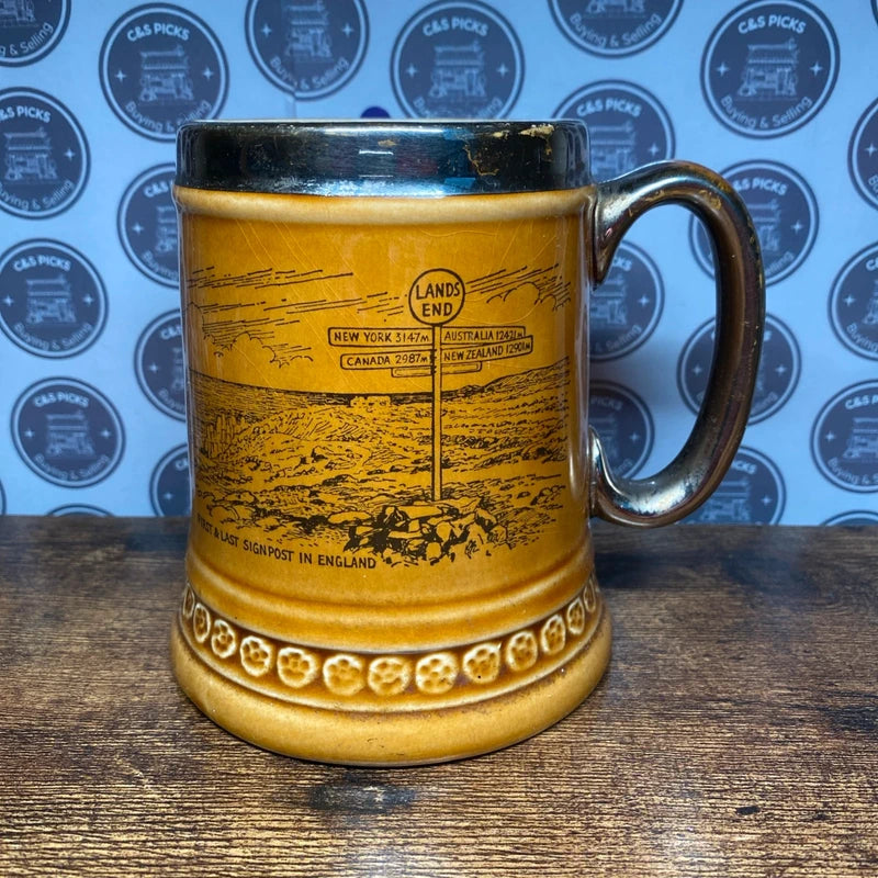 Vintage Lord Nelson Pottery England Ceramic Mug Beer Stein Mug Tankard 1-8C