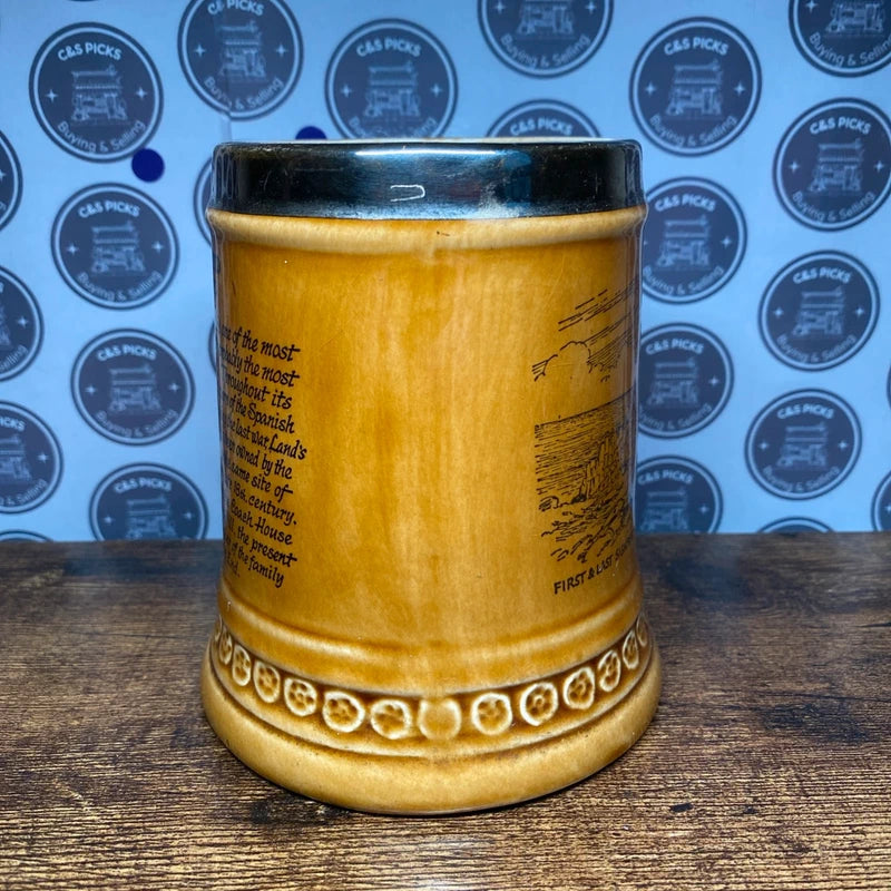 Vintage Lord Nelson Pottery England Ceramic Mug Beer Stein Mug Tankard 1-8C