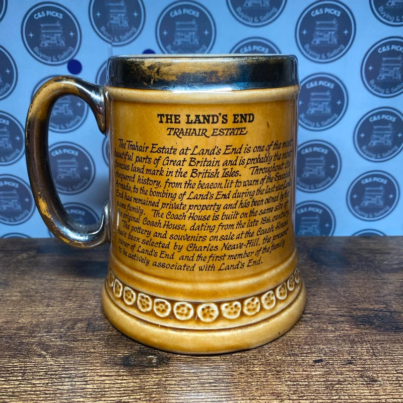 Vintage Lord Nelson Pottery England Ceramic Mug Beer Stein Mug Tankard 1-8C