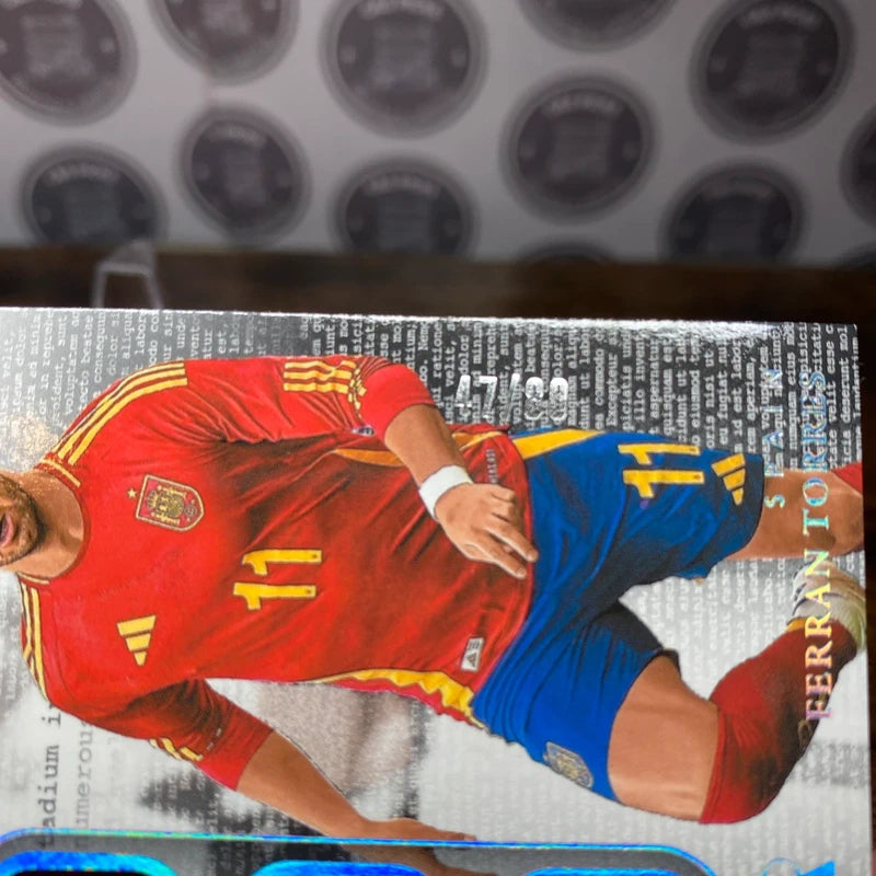 Panini 2024-25 Noir Ferran Torres triple Patch relic /80 Spain Barcelona