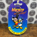 Vintage Mickey Mouse & Donald Duck Key Ring Keychain Disney Retro Collectible